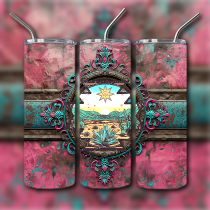 Western Themed Tumbler