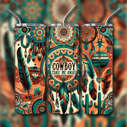 Western Themed Tumbler