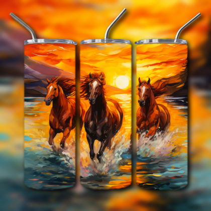 Western Themed Tumbler